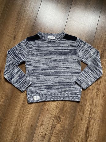 Coccodrillo sweter 110 cm dla chłopca melanż