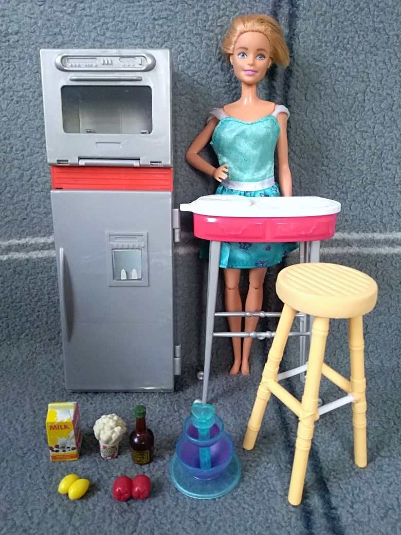 Лот!Mattel холодильник Barbie набір