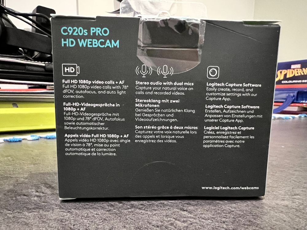 Webcam Logitech HD C920S