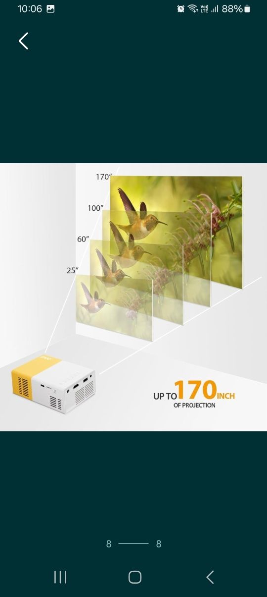 Projektor Mini PVO,prezent dla dzieci