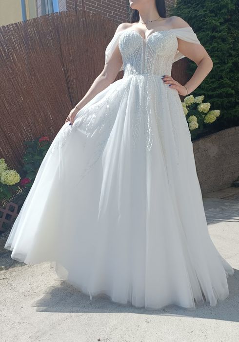 Piękna suknia ślubna blink Glamour tylko mierzona