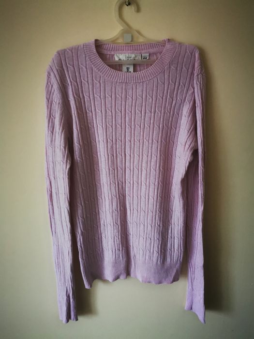 Sweterek różowy damski H&M