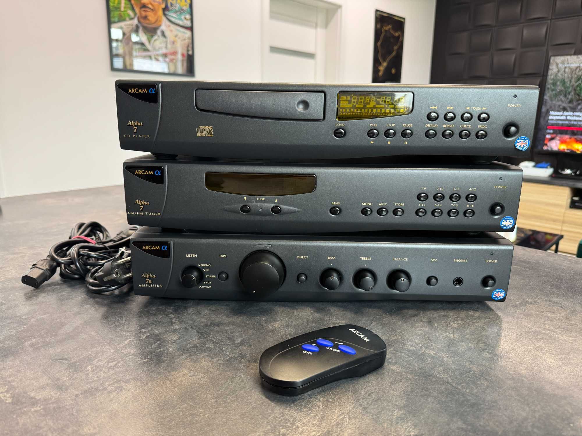 wieża segmentowa arcam cd,tuner,wzmacniacz, alpha 7,alpha 7r