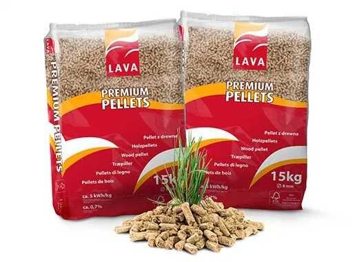 Pellet LAVA 6mm / Pelet Drzewny - Wysoka Kaloryczność / Dostawa GRATIS