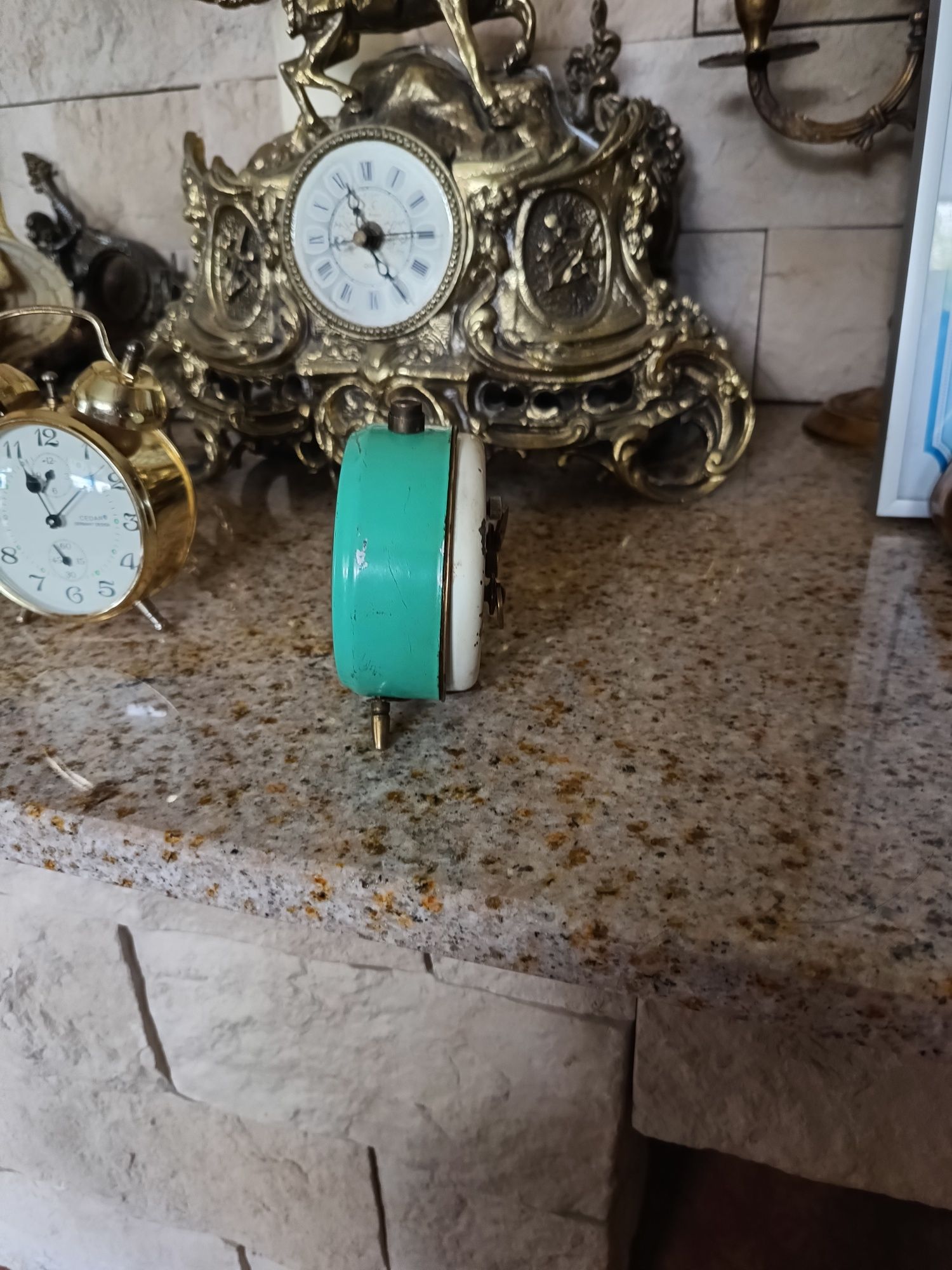 Stary zegar budzik Junghans Cavalier