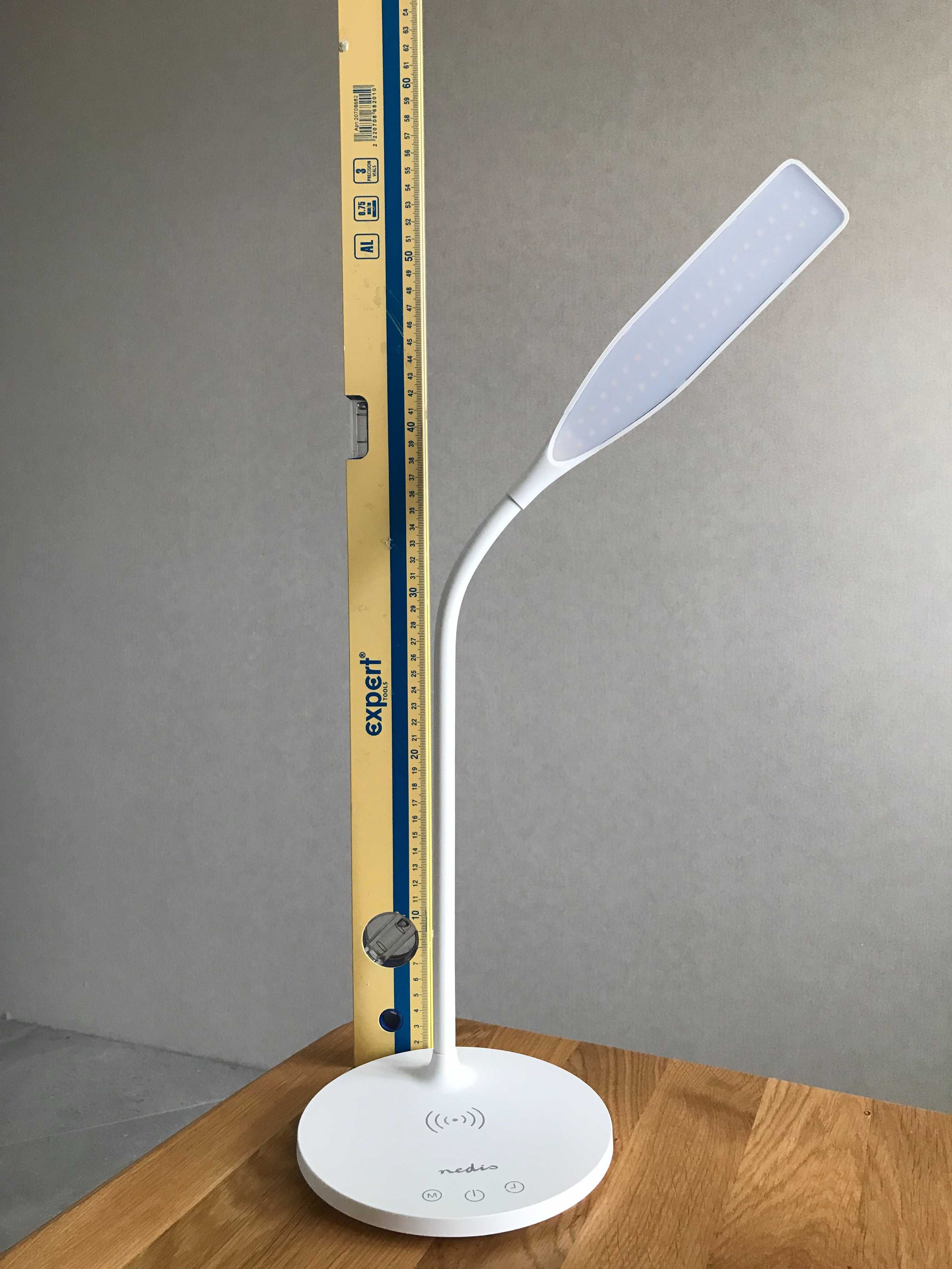 Настільна LED лампа Nedis 6W, 3 режима освітлення, безпровідна зарядка