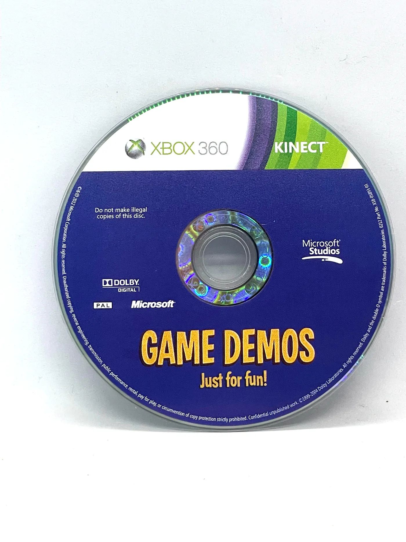 Game Demos Xbox 360 (sama gra) Po Angielsku