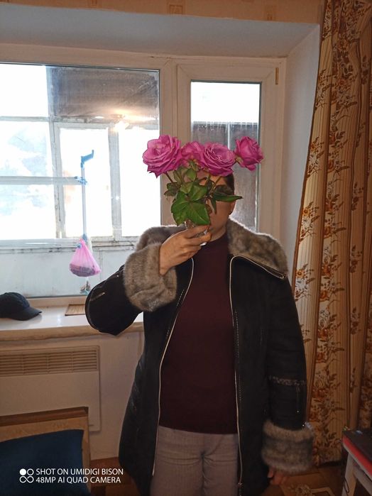 Супер женская куртка , короткая шубка из цигейки с норкой