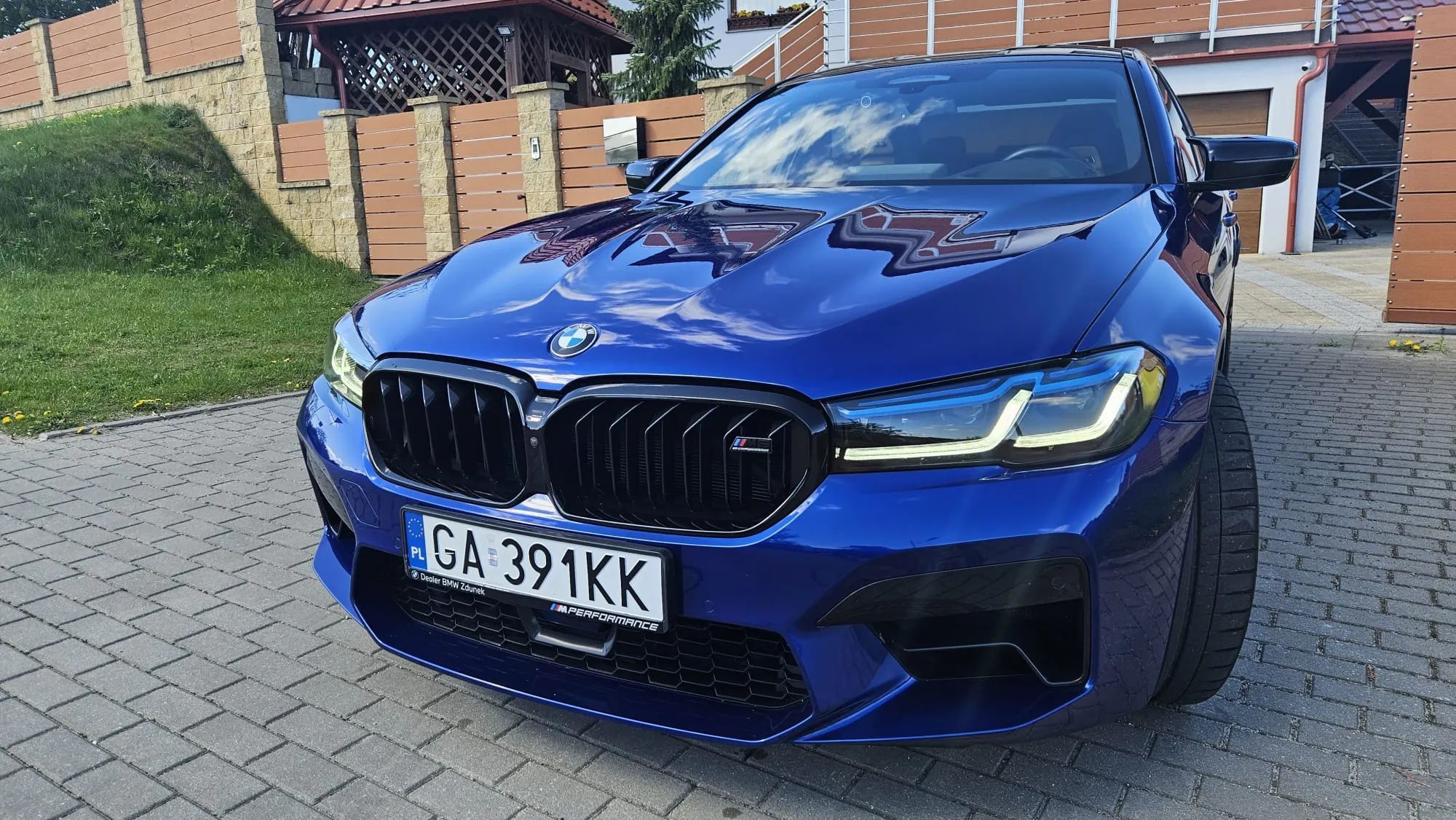 BMW M5 BMW M5 F90 Competition /Marina Bay Blue /folia PPF/Pakiety /Gwarancja