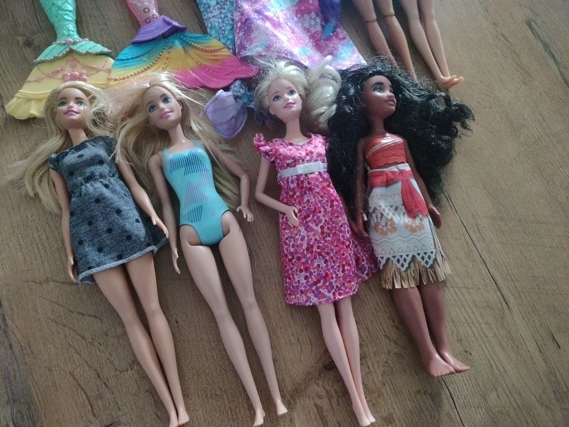 Zestaw 10 lalek Barbie i Vaiana