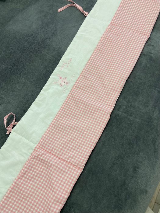 Бортики в дитяче ліжечко, бортик в колиску , бортик для дівчинки