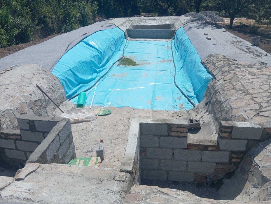 Плівка для ставків Akwen 6м*25м, синьо-зелена, Польща