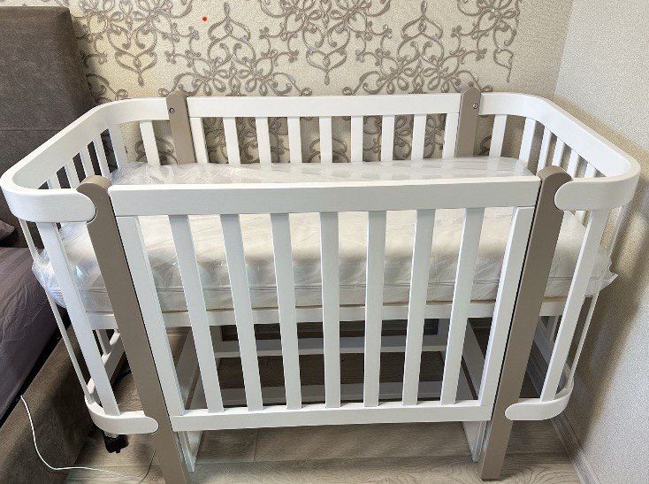 Ліжечко Верес Монако з маятником та матрацом