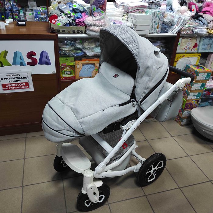 Wózek wielofunkcyjny TIMER głęboko-spacerowy 3w1
