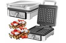 Gofrownica MPM duża moc 1400W nieprzywierająca WYPRZEDAŻ
