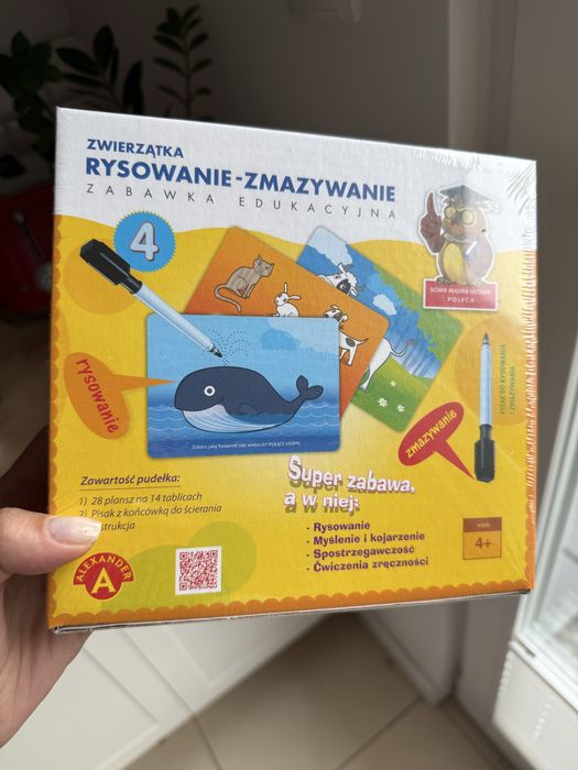 Sowa Mądra Głowa - Zwierzątka - Pisanie Zmazywanie 4