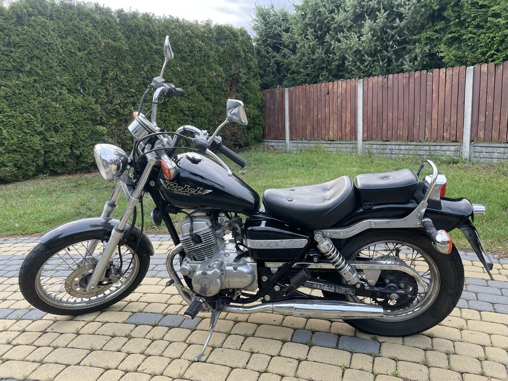 Honda Rebel 125 kat. B chopper ladny stan zadnbany