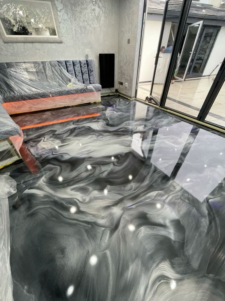 Pavimentos em Resina Epoxy / Epoxi Metalizada