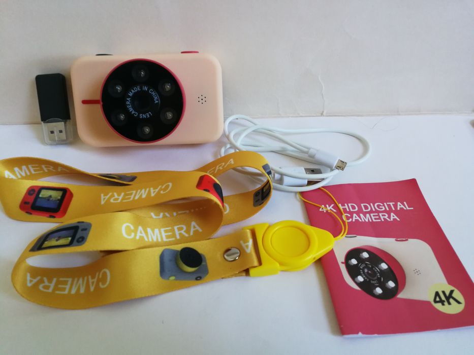 Aparat dla dzieci 4K, autofokus filtry, zabawka edukacyjna