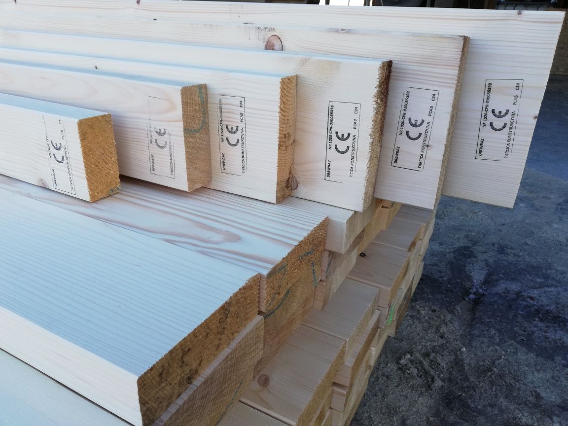 Kantówka 45x120x6000, Drewno Konstrukcyjne