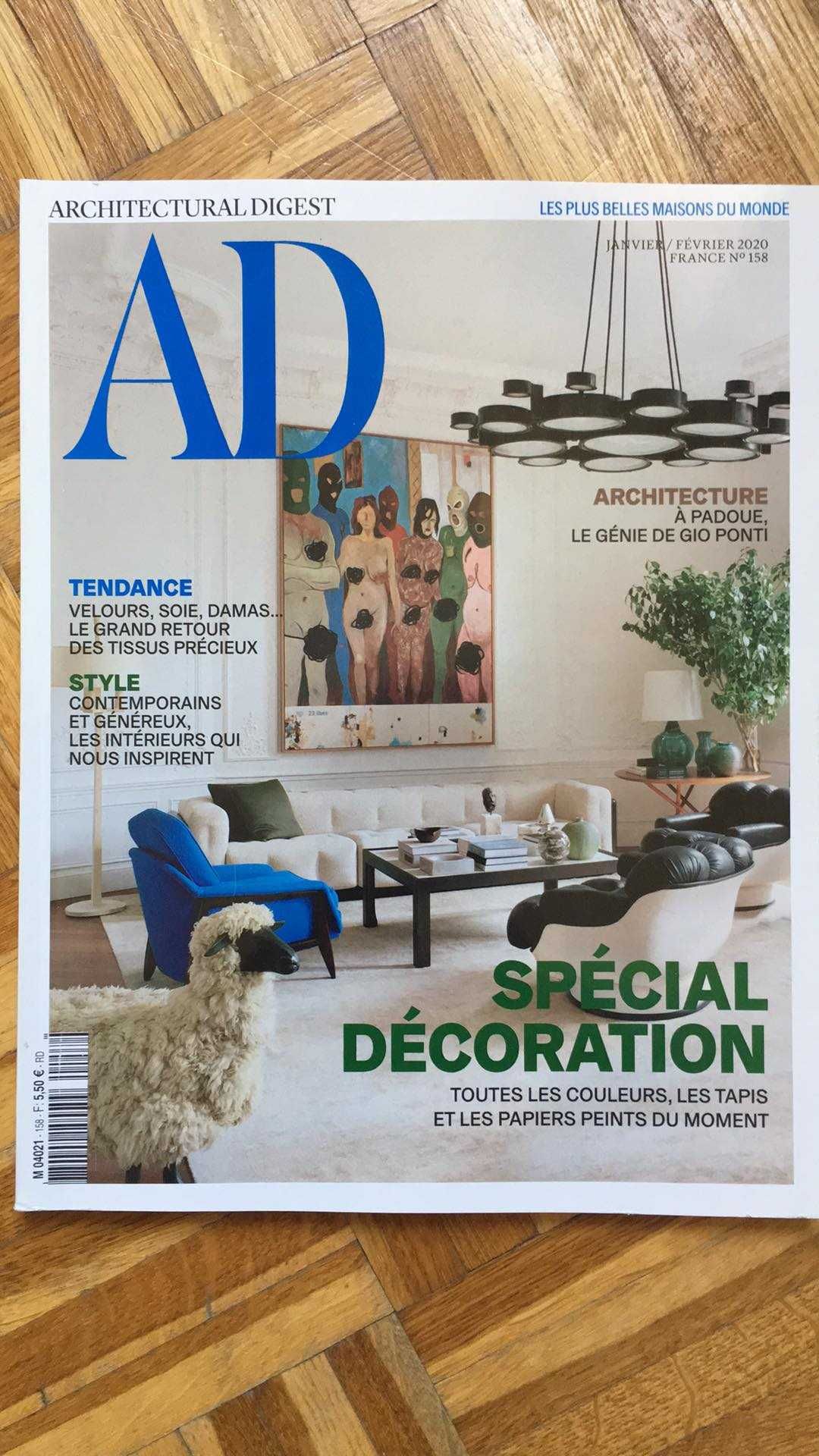 Architectural Digest [AD] France, Janvier/Fevrier 2020