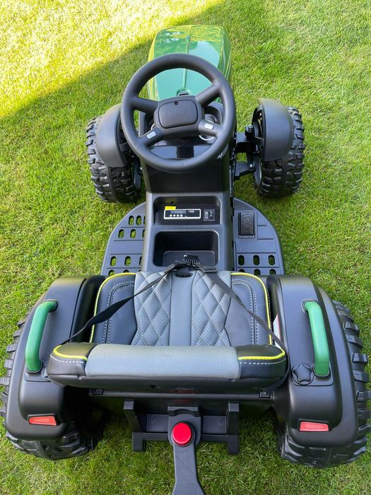CIĄGNIK ELEKTRYCZNY AUTO akumulator NACZEPA PILOT traktor dla dzieci
