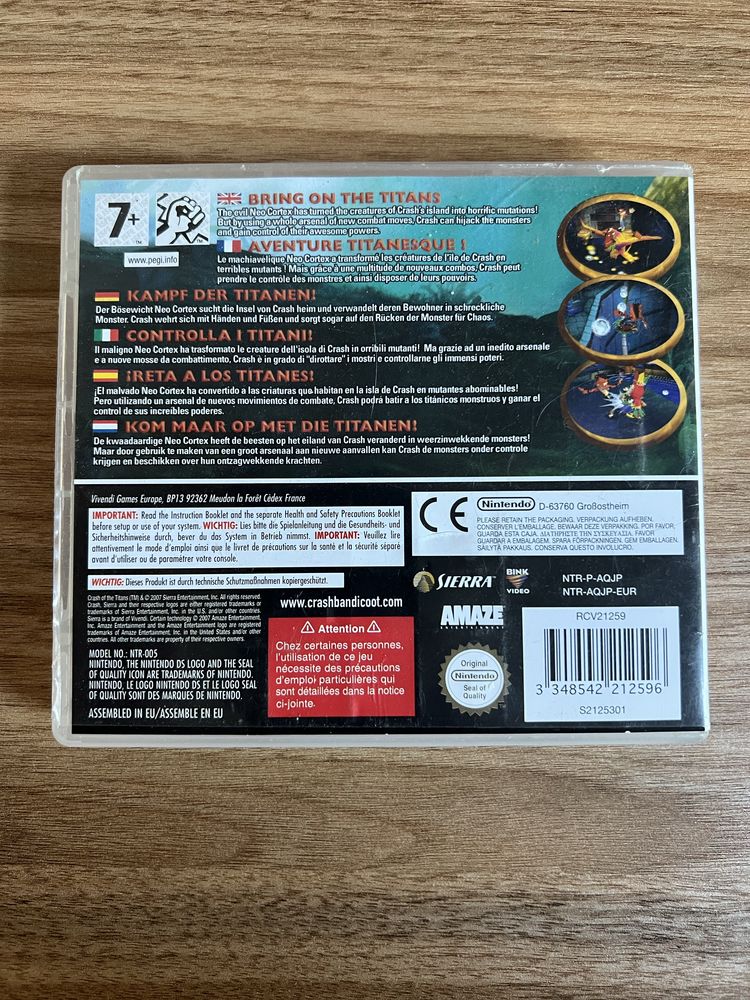 Crash Of The Titans nintendo DS