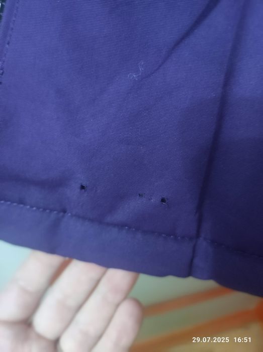 Лижний костюм, є дефекти