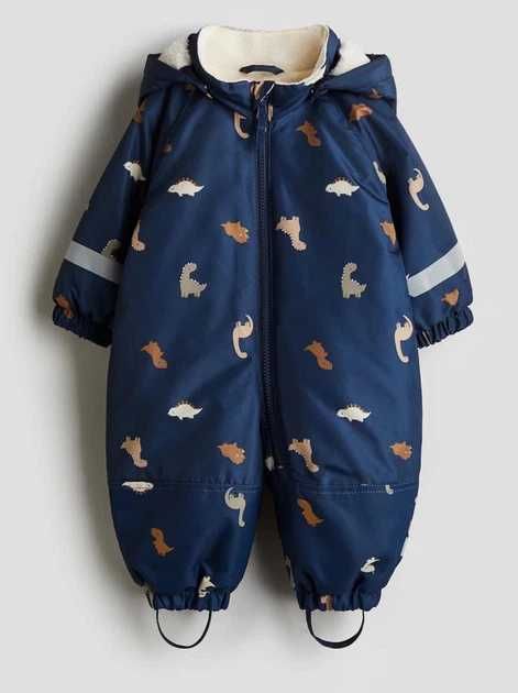 Комбінезон зимовий дитячий H&M 98 см для хлопчиків з динозаврами