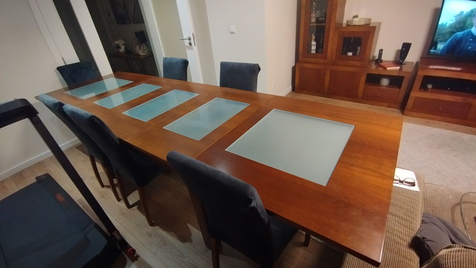 Mobília de sala de jantar e de estar  cerejeira