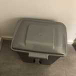 Caixote Lixo de Plastico Cinzento