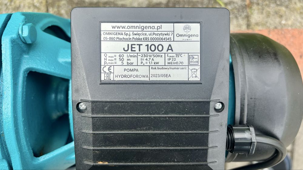 Pompa omnigena JET 100 A