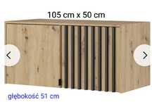 Nowa komoda nadstawka Nelly 2d dąb artisan lamele