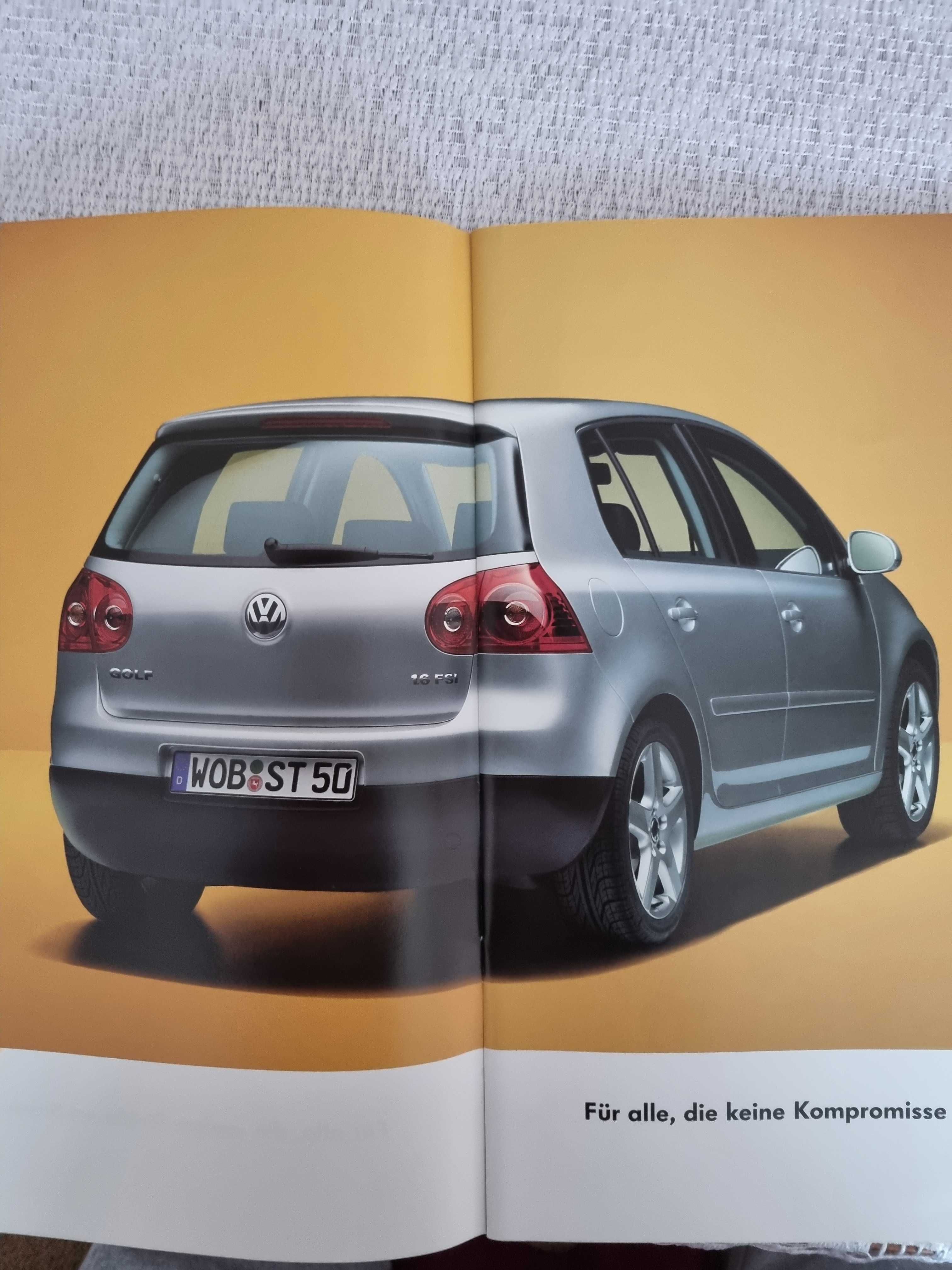 Prospekt VW Golf V  z 2003/2004r