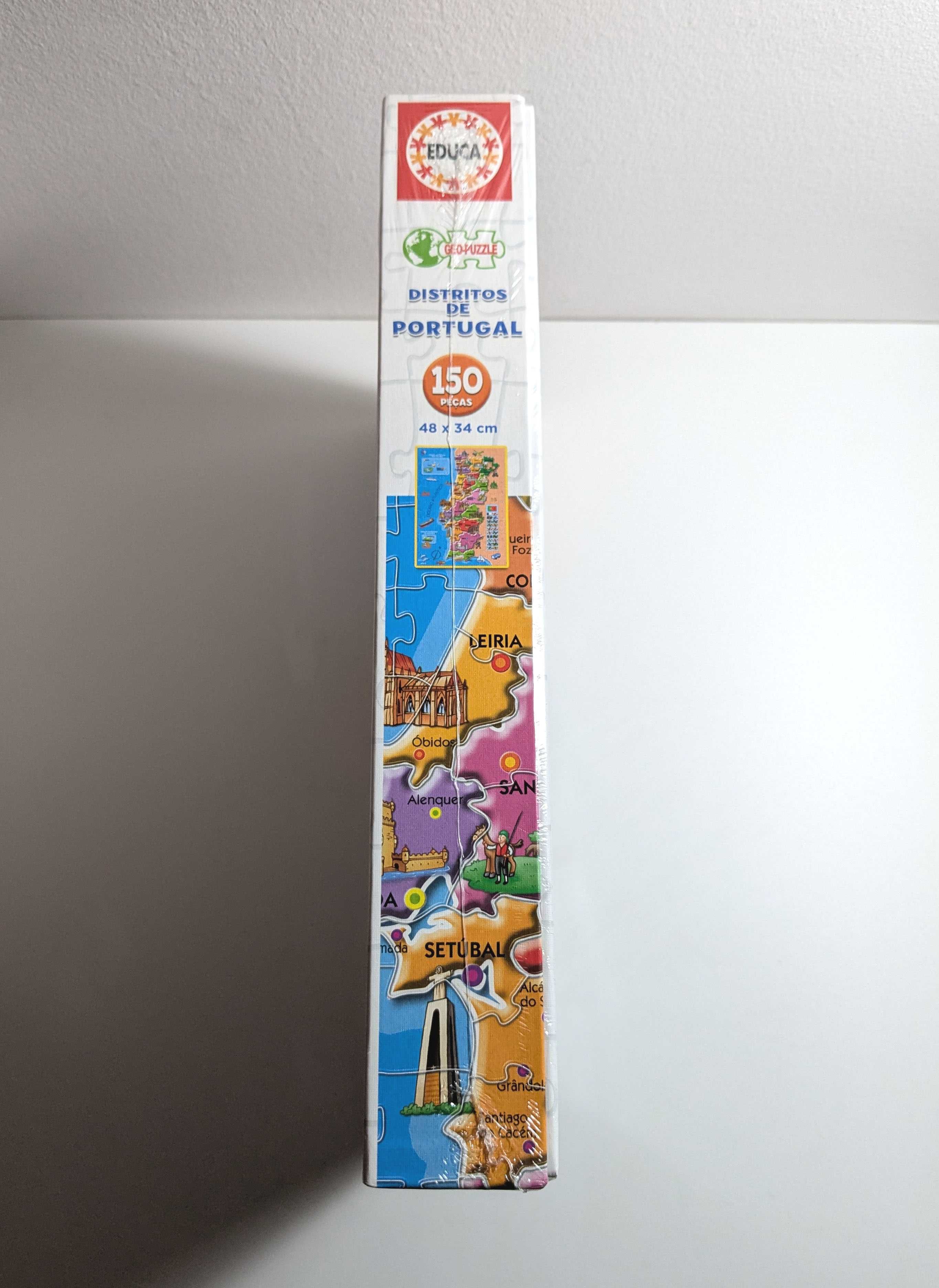 Puzzle “Distritos de Portugal” (+ 6 anos) NOVO