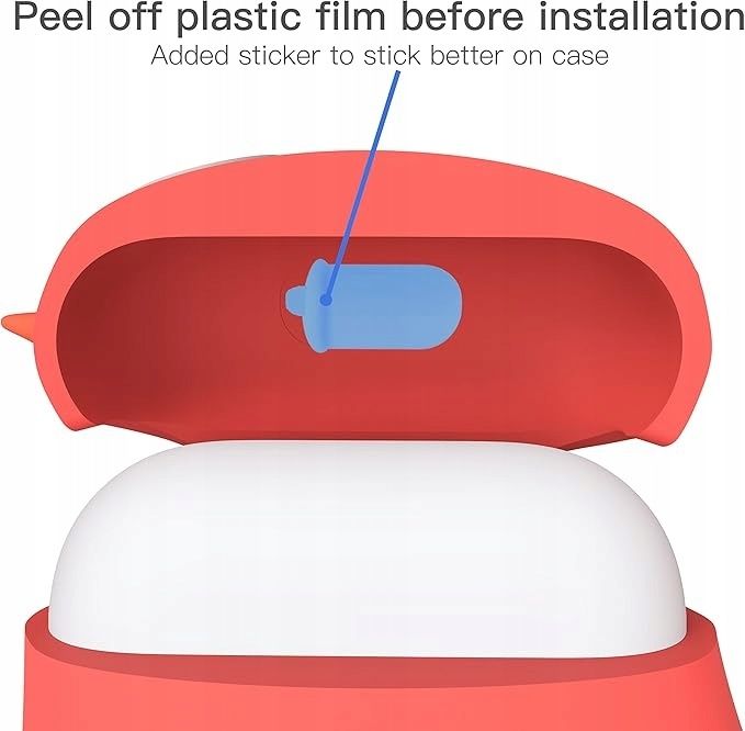 Silikonowe Etui do Airpods 3 Odporne na wstrząsy i pyłoszczelne Ptasze