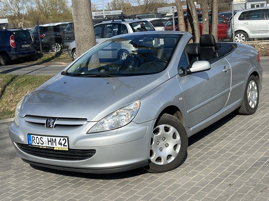 Peugeot 307cc 2.0 16v 136pS . Maxx opcja z Niemiec ! Skóry Navi
