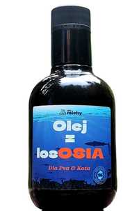 Olej z łososia Do michy 250ml grube szkło