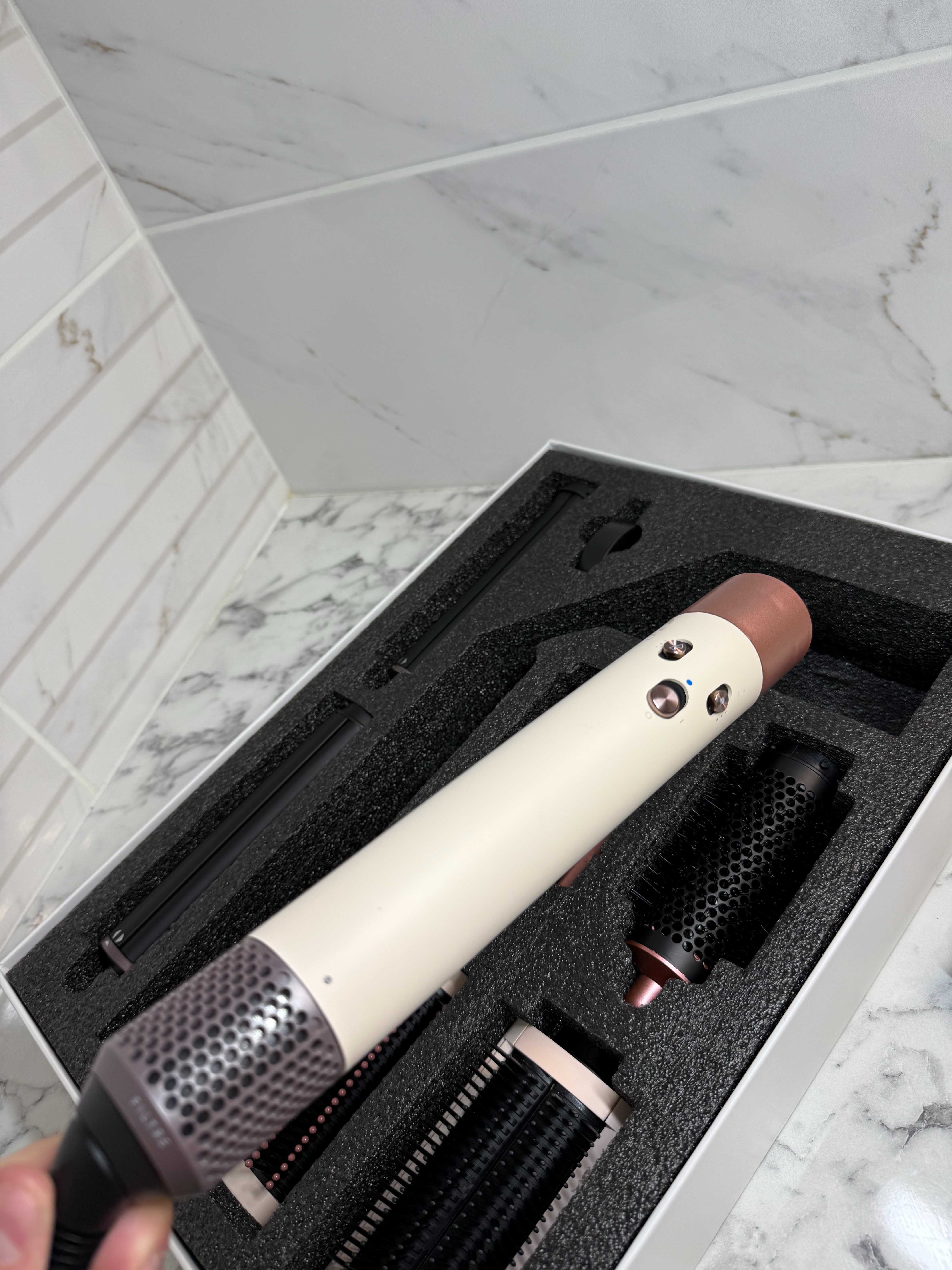 Super ціна! Стайлер Dyson Ceramic Pink без лого – 6в1 з іонізацією