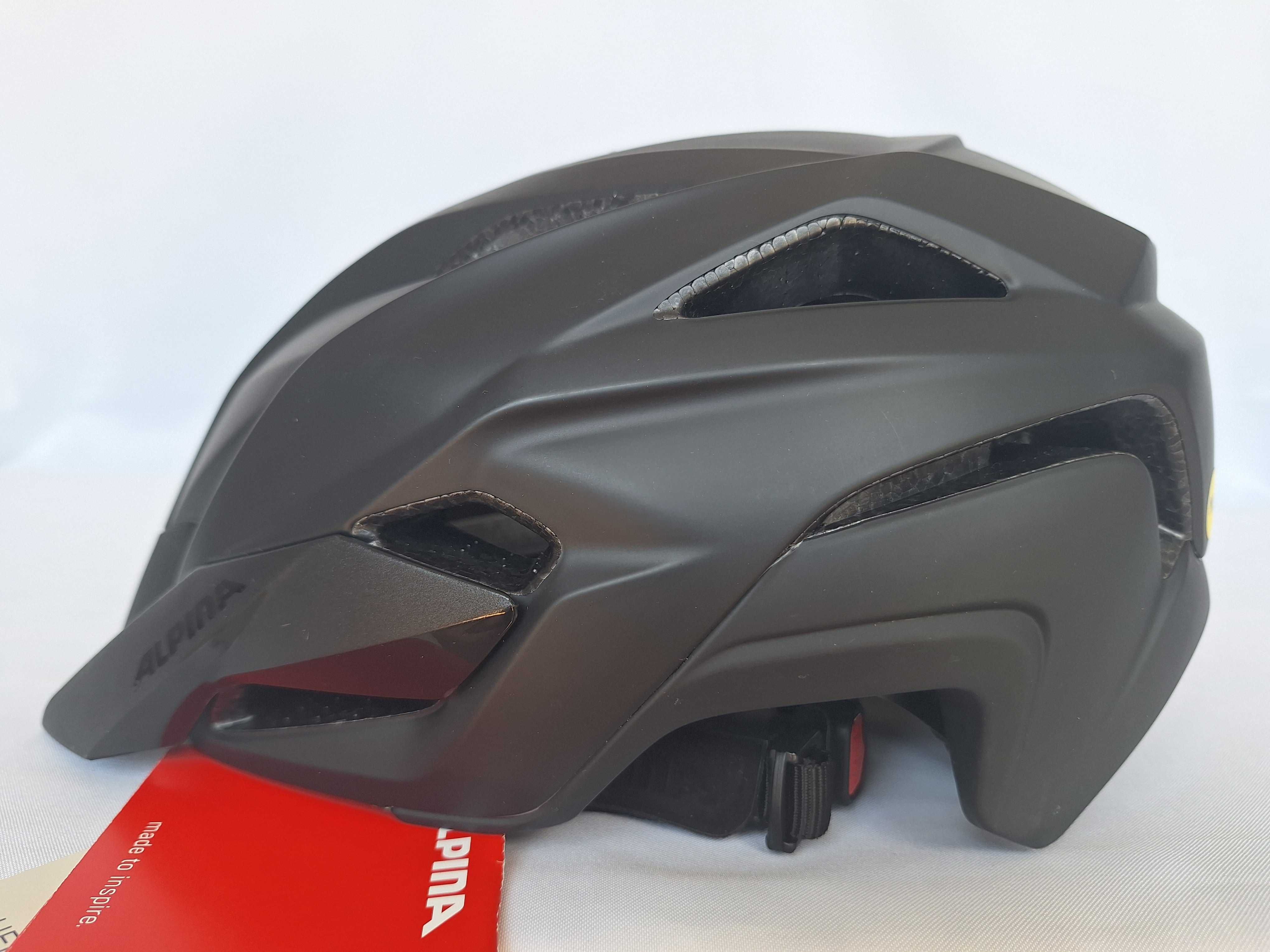 Kask rowerowy Alpina Stan Mips Black Matt S 51-55m