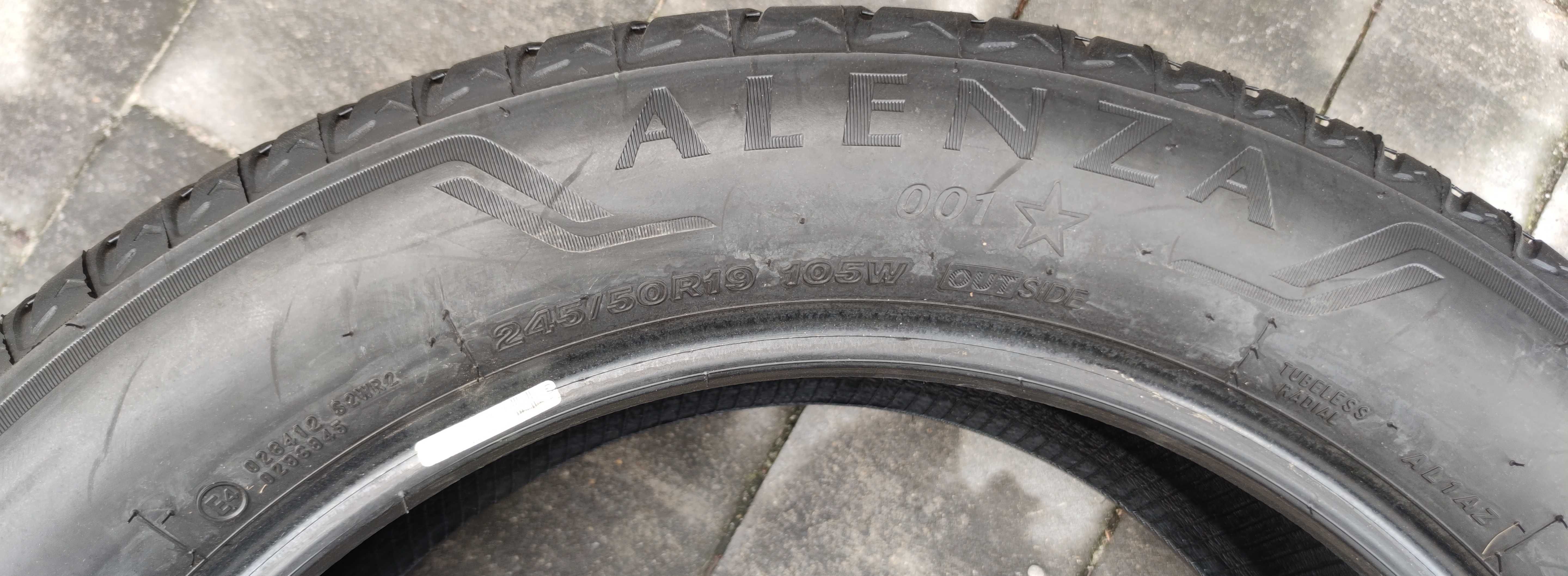 NOWE NIEUŻYWANE Letnie Opony 4× Bridgestone Alenza 001 245/50R19 105W