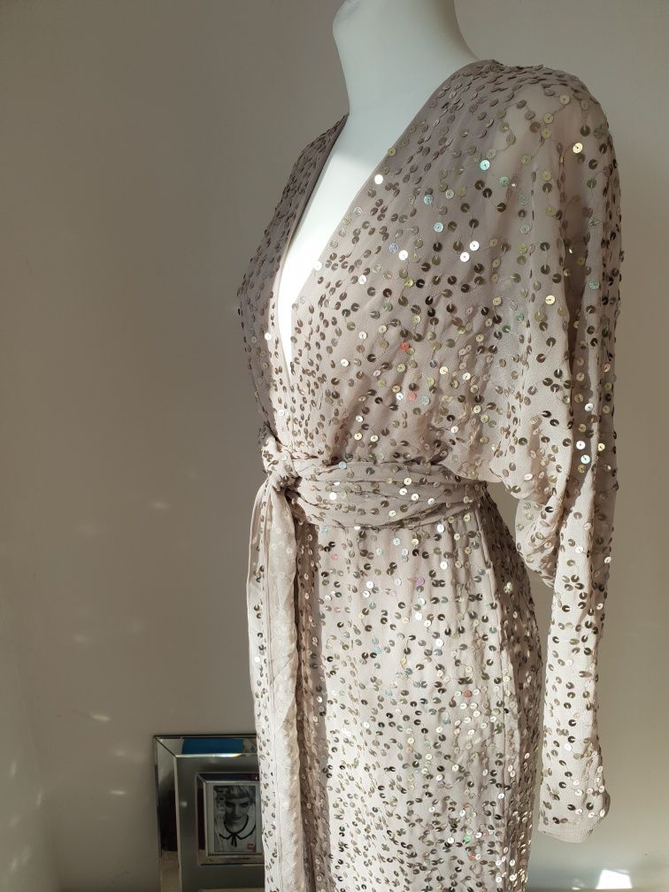 Sukienka cekinowa Asos Design