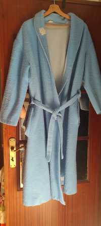 Robe azul, usado, modelo feminino, ótimo preço, tamanho L/XL