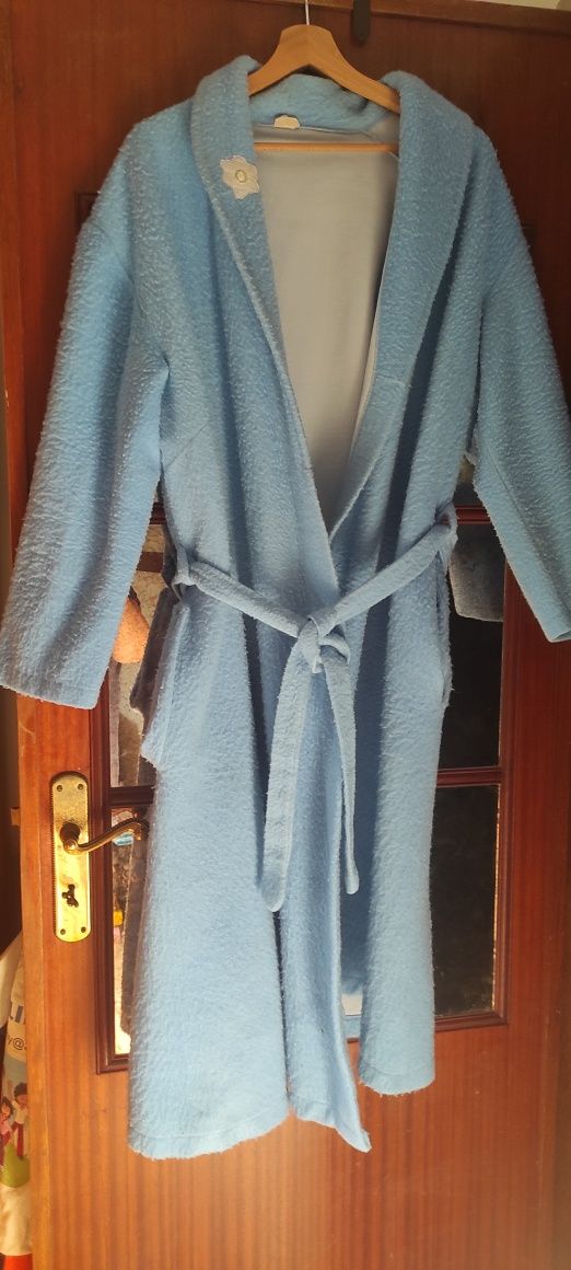 Robe azul, usado, modelo feminino, ótimo preço, tamanho L/XL