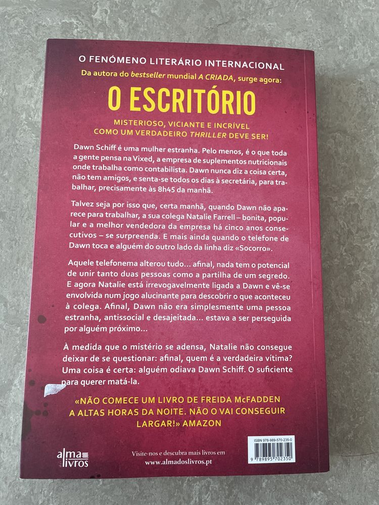 O Escritorio - Freida Mcfadden