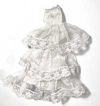 Ubranko dla lalki Barbie suknia ślubna lata 1980