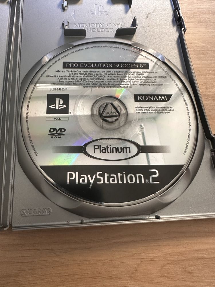 Pro Evolution Soccer 6 PES PS2 com Caixa