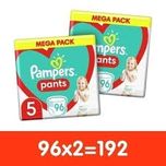 Трусики Pampers pants 5 (12-17кг) 192шт