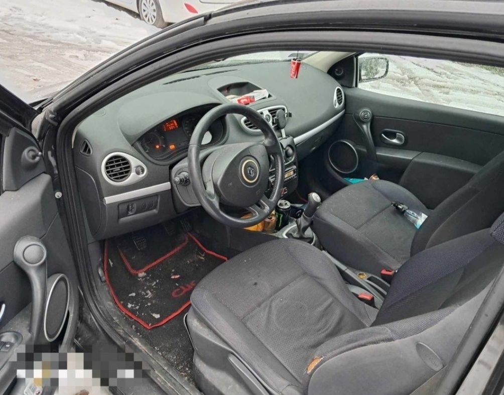 Części Renault Clio III 1.5 DCI komputer,kierownica,fotel,zbiornik