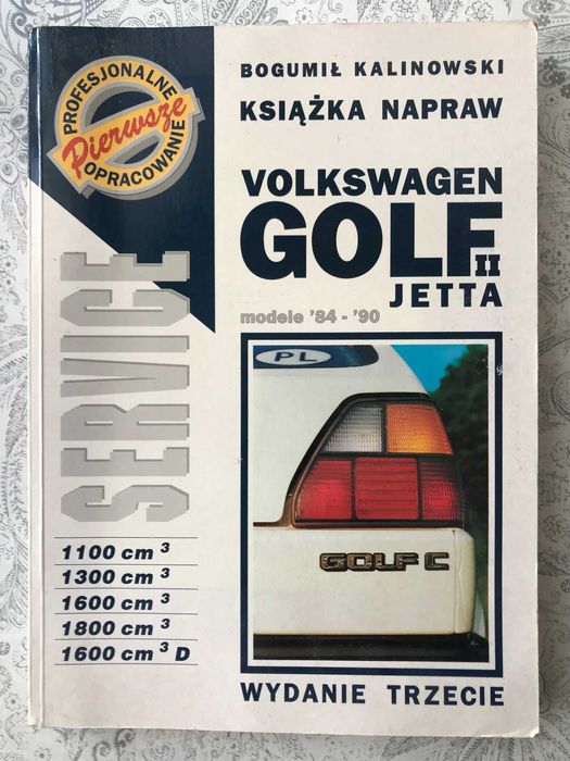 Bogumił Kalinowski Książka napraw VW Golf II Jetta modele '84-'90